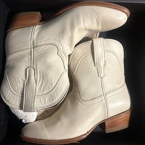 Tecovas “The Penny” bone (ivory) Women’s Western Leather Boots